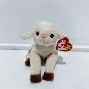 Vintage 1999 TY Beanie Babies  EWEY the Lamb Plush Stuffed‎ Animal Toys w/ Tags